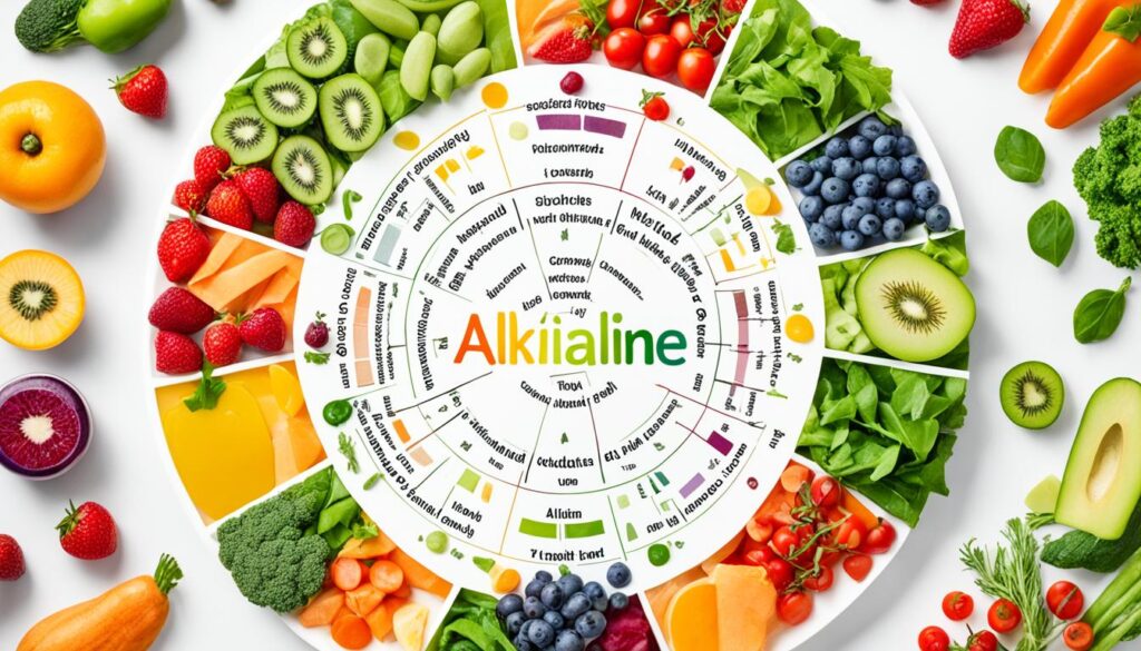 Planificación de menú con alimentos alcalinos