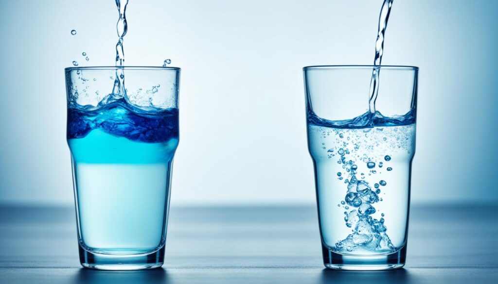 agua de mar vs agua potable